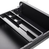 SINOFURN Black 3-Drawer 15.8-in File Cabinet