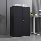 SINOFURN Black 25.6-in File Cabinet