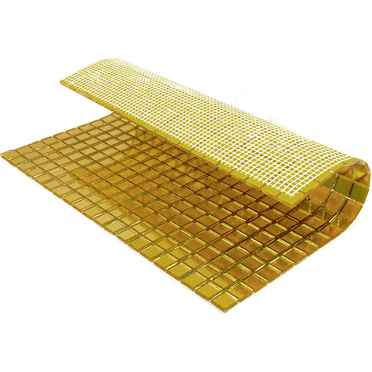 Apollo Tile Altin Silver 11-1/2-in x 11-1/2-in Glossy Glass Uniform Squares Floor and Wall Tile (18.69-sq. ft/ Carton)