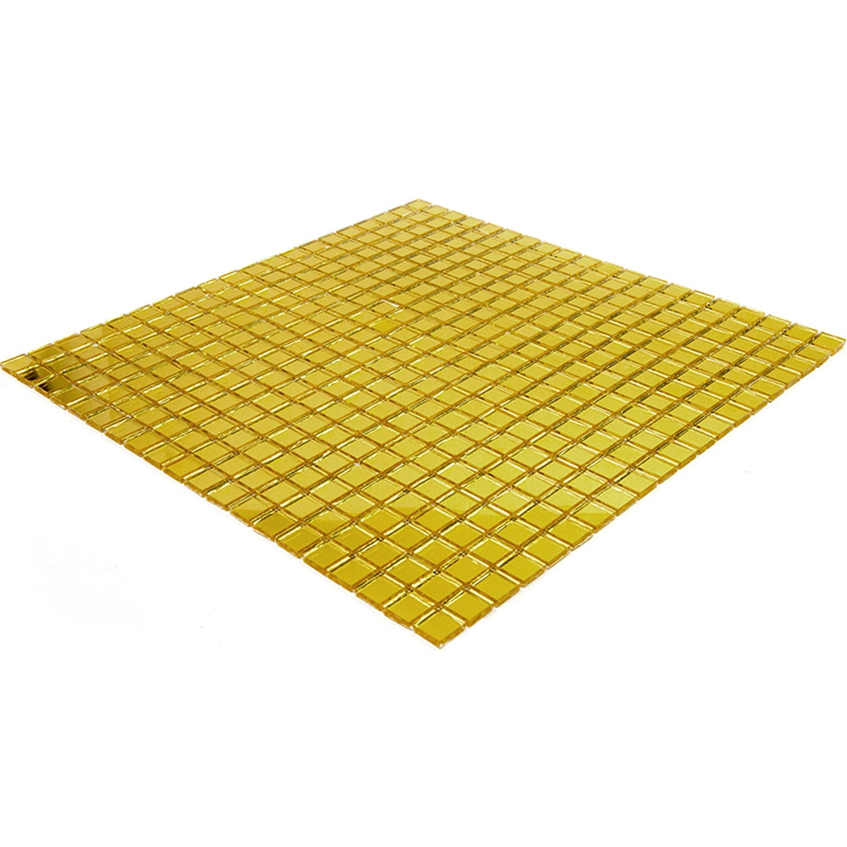Apollo Tile Altin Silver 11-1/2-in x 11-1/2-in Glossy Glass Uniform Squares Floor and Wall Tile (18.69-sq. ft/ Carton)