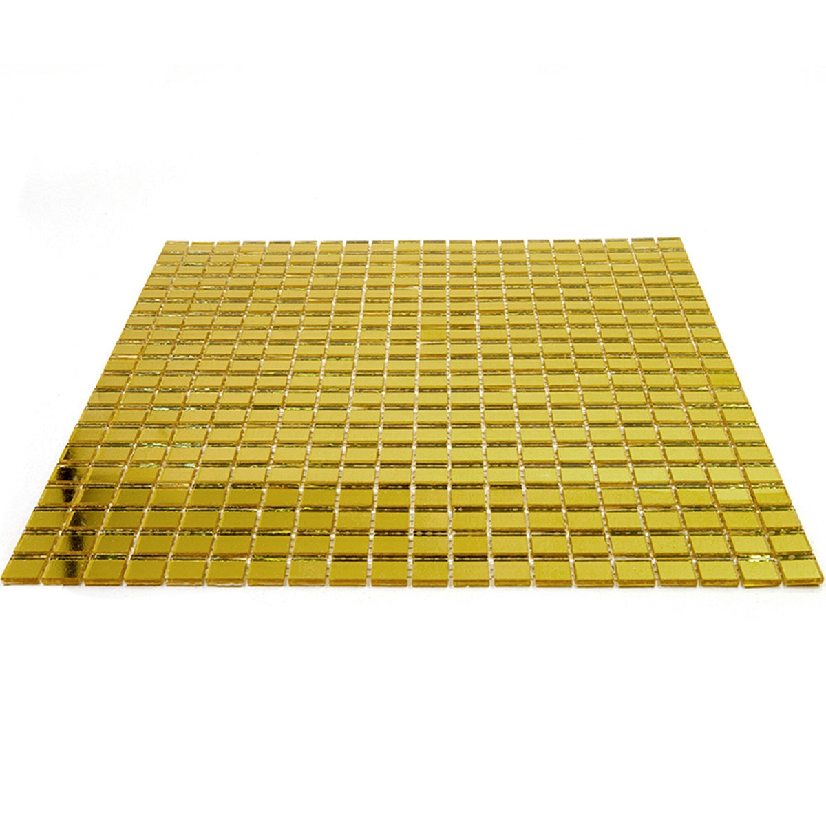 Apollo Tile Altin Silver 11-1/2-in x 11-1/2-in Glossy Glass Uniform Squares Floor and Wall Tile (18.69-sq. ft/ Carton)