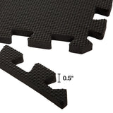 Stalwart 24-in W x 24-in L x 0.5-in T Interlocking Foam Gym Floor Tile (72-sq ft) (18-Pack)