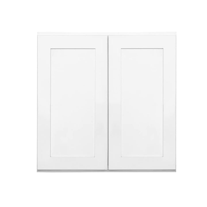RELIABILT Fairplay 30-in W x 30-in H x 12-in D White Wall Ready To Assemble Plywood Cabinet (Recessed Panel Shaker Door Style)