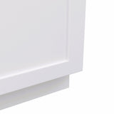 RELIABILT Fairplay 30-in W x 34.5-in H x 24-in D White Sink Base Ready To Assemble Plywood Cabinet (Recessed Panel Shaker Style)