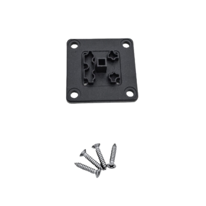 Infinity 5-in W Black Aluminum No Dig Privacy Universal Fence Gate Kit