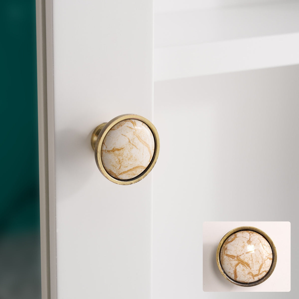 WELLFOR GRACE Solid Wood 36-in x 30-in Surface Mount White Mirrored Soft Close Medicine Cabinet