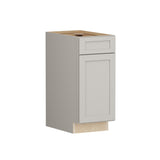 Shenandoah PRO Express Breckenridge 15-in W x 34.5-in H x 24-in D Stone Full Overlay 1-Drawer Base Fully Assembled Plywood Cabinet (Recessed Panel Shaker Style)