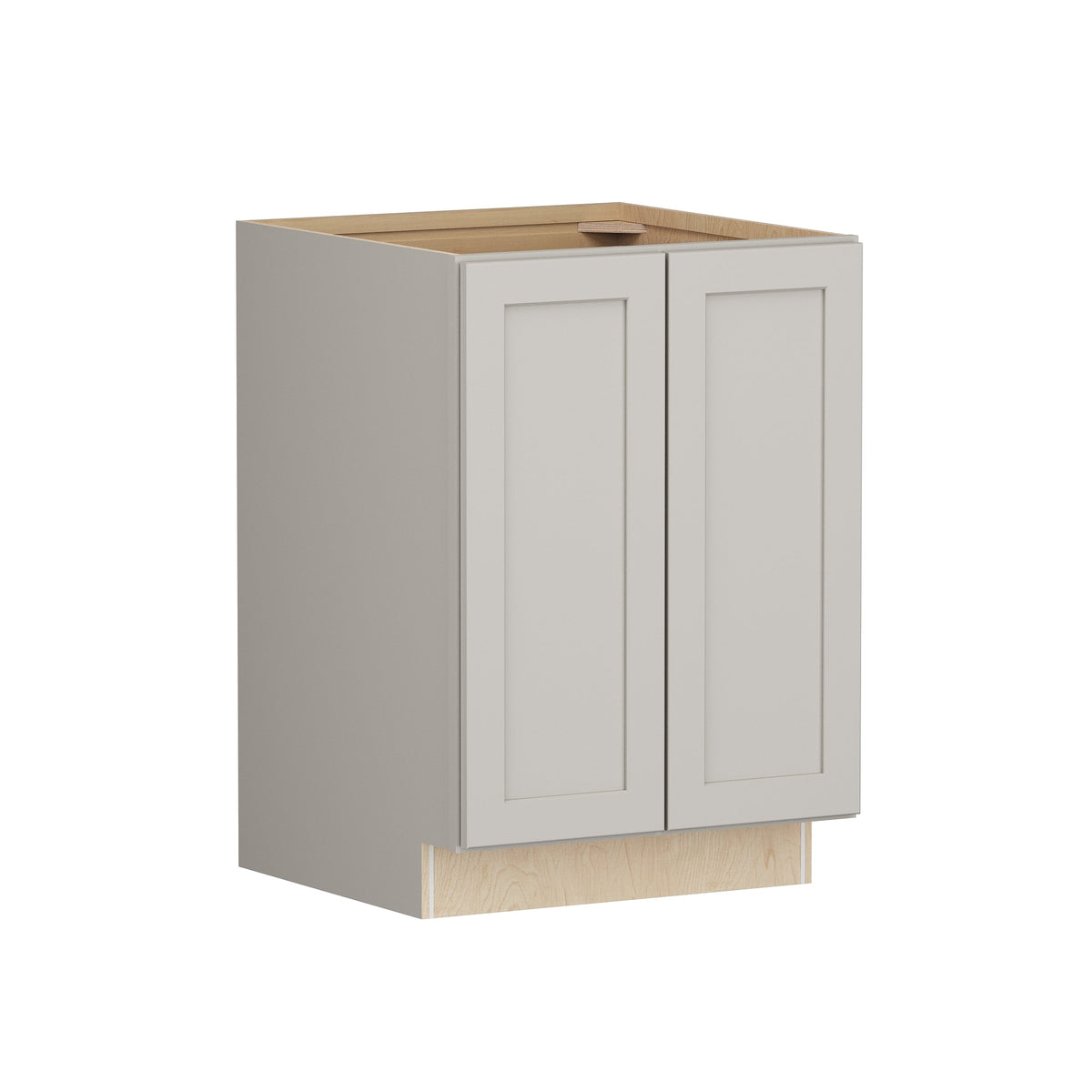 Shenandoah PRO Express Breckenridge 24-in W x 34.5-in H x 24-in D Stone Full Overlay Base Fully Assembled Plywood Cabinet (Recessed Panel Shaker Door Style)