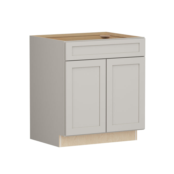 Shenandoah PRO Express Breckenridge 30-in W x 34.5-in H x 24-in D Stone Full Overlay Sink Base Fully Assembled Plywood Cabinet (Recessed Panel Shaker Style)