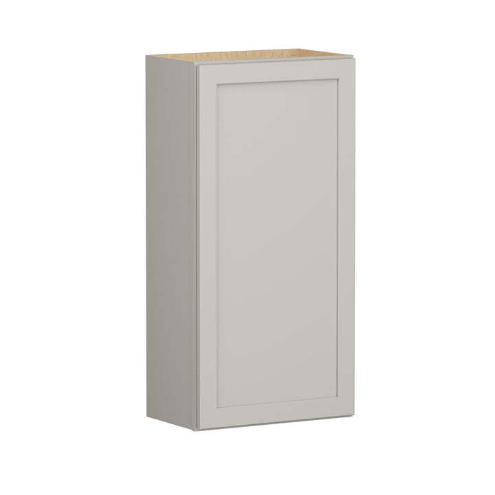 Shenandoah PRO Express Breckenridge 21-in W x 42.125-in H x 12-in D Stone Full Overlay Wall Fully Assembled Plywood Cabinet (Recessed Panel Shaker Door Style)
