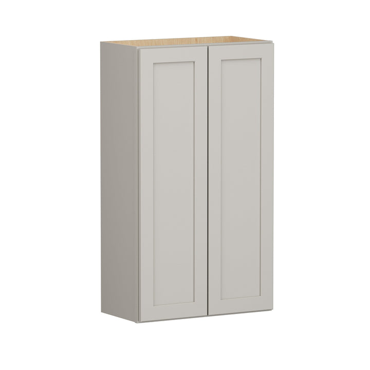 Shenandoah PRO Express Breckenridge 24-in W x 42.125-in H x 12-in D Stone Full Overlay Wall Fully Assembled Plywood Cabinet (Recessed Panel Shaker Door Style)