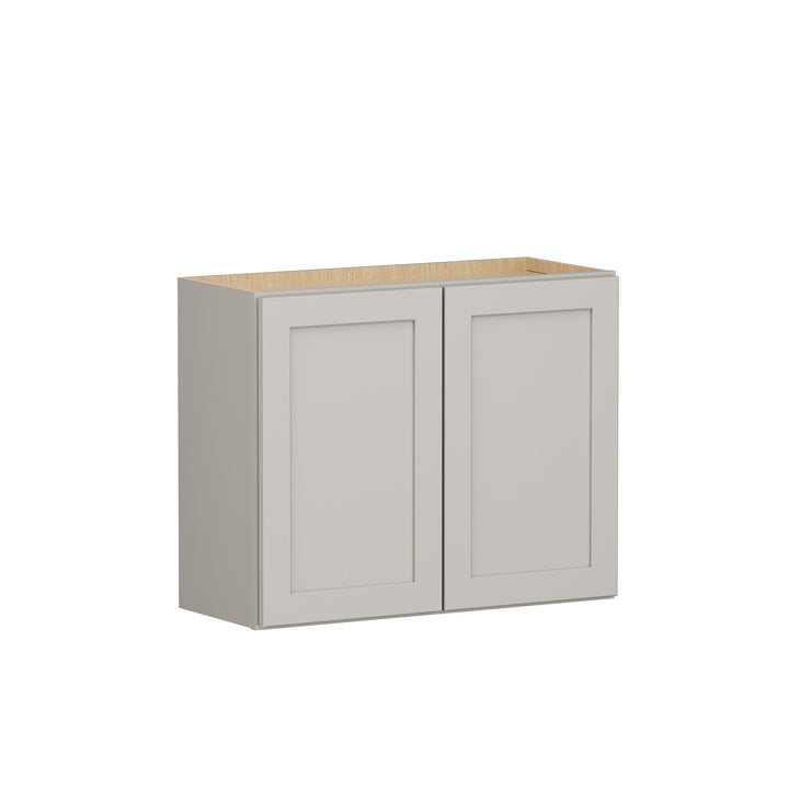 Shenandoah PRO Express Breckenridge 30-in W x 36.125-in H x 12-in D Stone Full Overlay Wall Fully Assembled Plywood Cabinet (Recessed Panel Shaker Door Style)