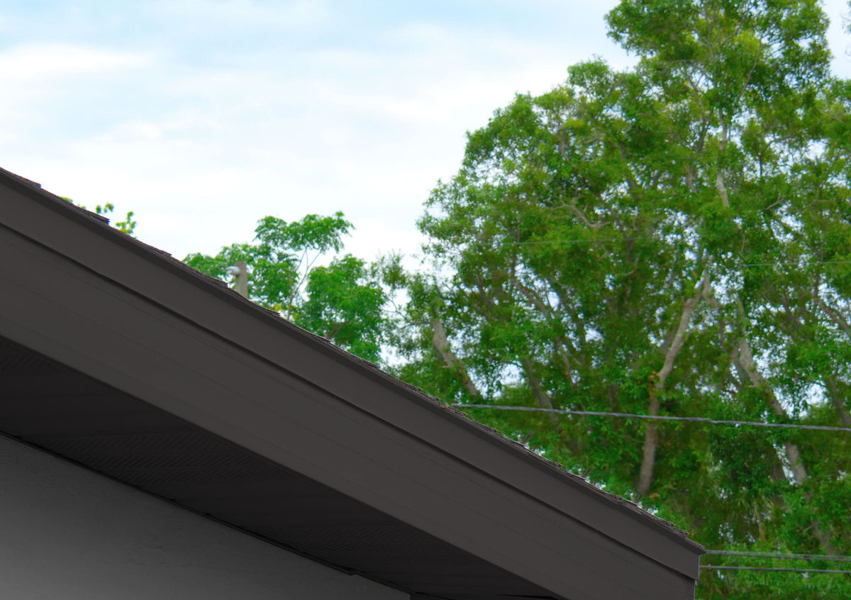Gibraltar Building Products 2-in x 10-ft Black Galvanized Steel Drip Edge (RE22BL)