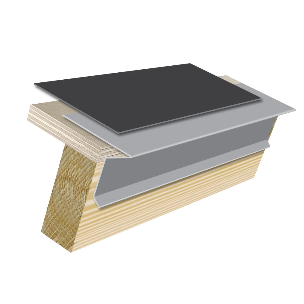 Gibraltar Building Products 2-in x 10-ft Black Galvanized Steel Drip Edge (RE22BL)