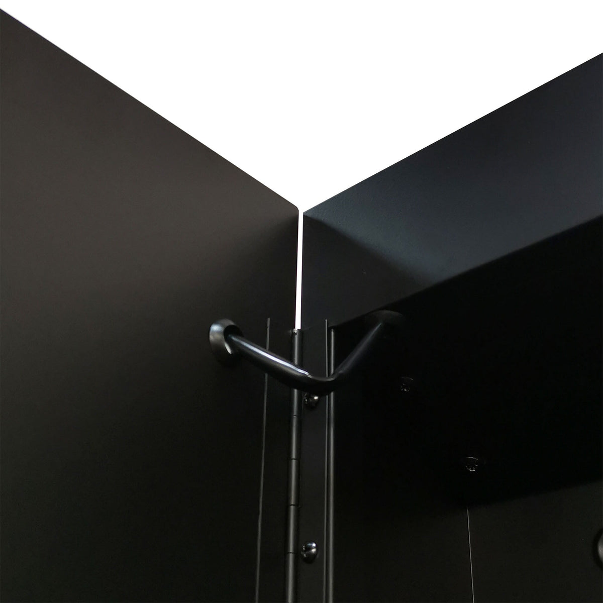 WELLFOR 30-in x 26-in Lighted LED Fog Free Surface Mount Black and Silver Mirrored Medicine Cabinet