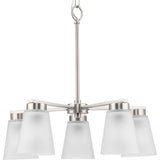 Progress Lighting Tanner 5-Light Brushed Nickel Transitional Chandelier
