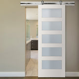 Greatview 36-in x 84-in Unfinished Wood Pulse Lite Front Door Solid Core