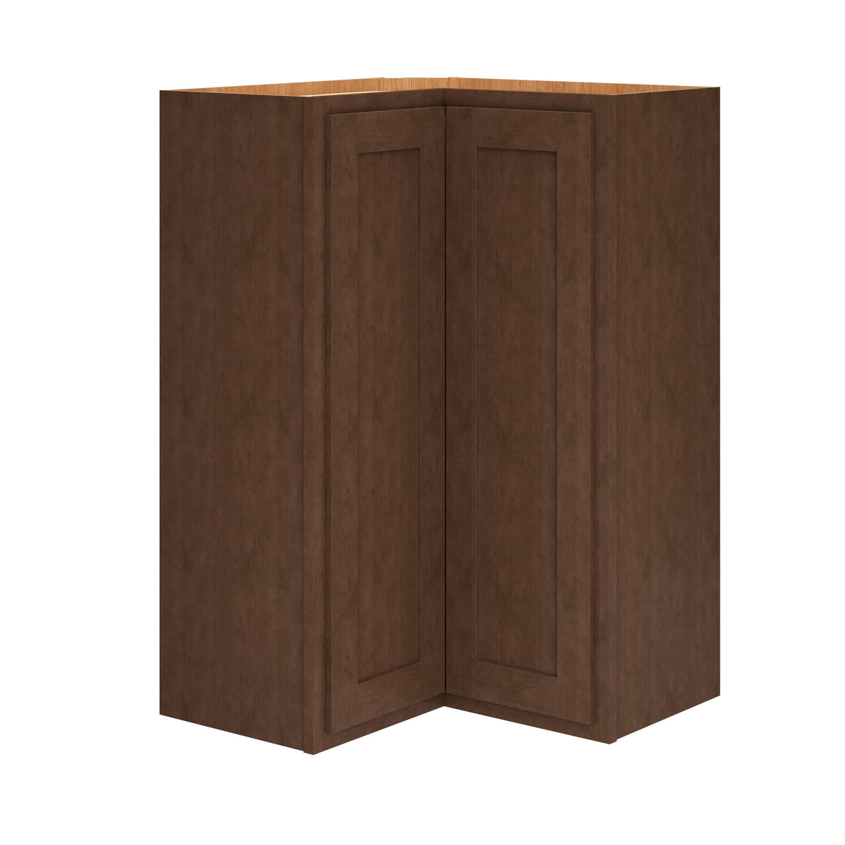 Diamond Express Jamestown 36-in W x 36-in H x 12-in D Thatch Partial Overlay L-shaped Corner Wall Fully Assembled Plywood Cabinet (Recessed Panel Shaker Style)