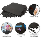 Fleming Supply 24-in W x 24-in L x 0.5-in T Interlocking Foam Gym Floor Tile (24-sq ft) (6-Pack)
