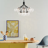 Kichler Silvarious 12-Light Black Modern/Contemporary Chandelier