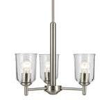 Kichler Shailene 3-Light Brushed Nickel Traditional Chandelier