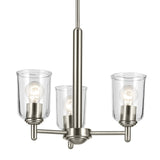 Kichler Shailene 3-Light Brushed Nickel Traditional Chandelier