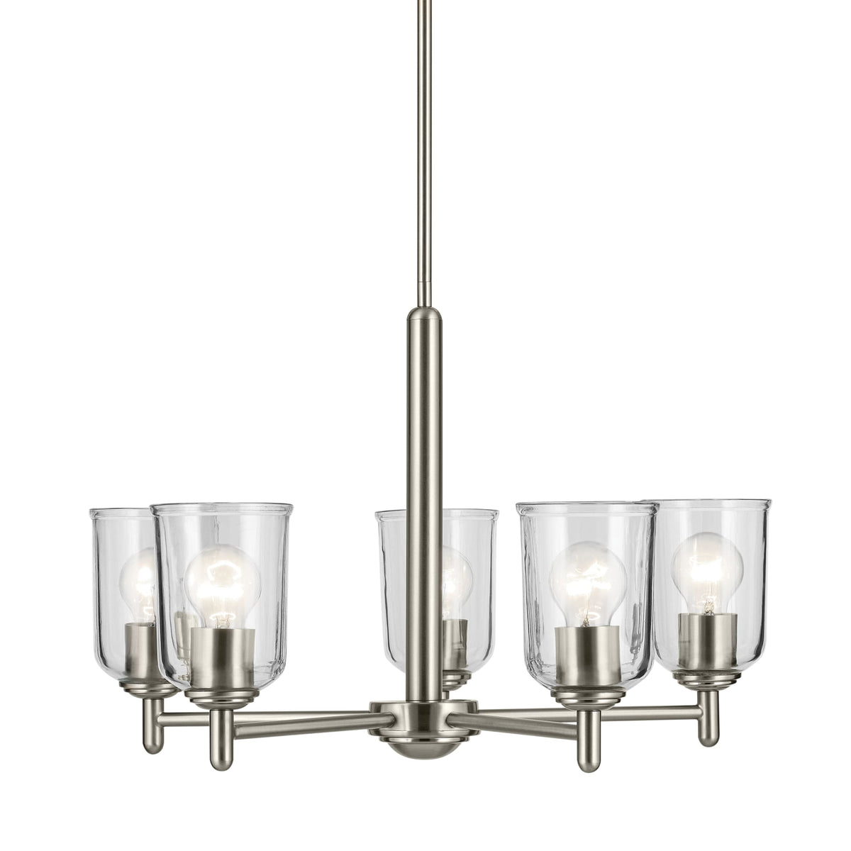 Kichler Shailene 5-Light Brushed Nickel Traditional Chandelier