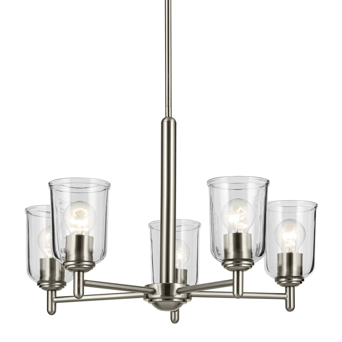 Kichler Shailene 5-Light Brushed Nickel Traditional Chandelier