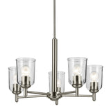 Kichler Shailene 5-Light Brushed Nickel Traditional Chandelier