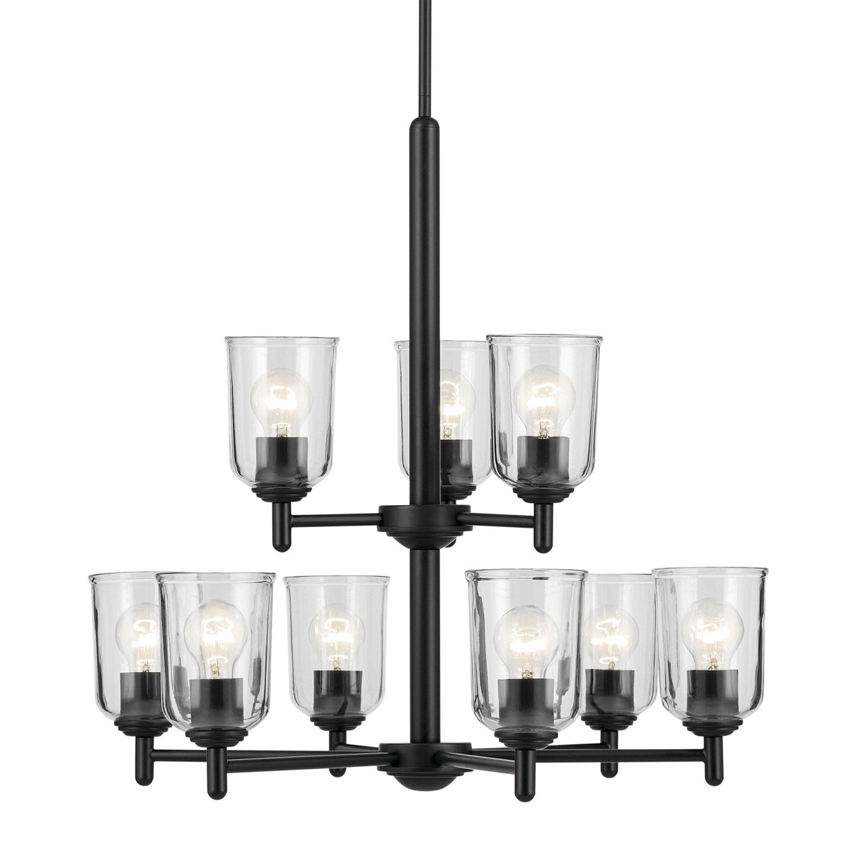Kichler Shailene 9-Light Black Traditional Chandelier