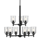 Kichler Shailene 9-Light Black Traditional Chandelier