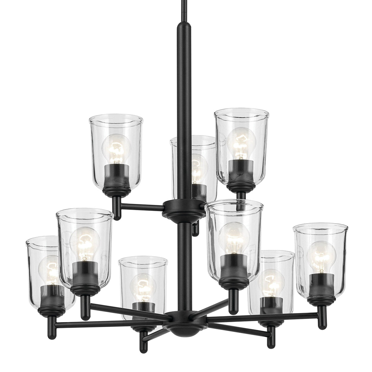 Kichler Shailene 9-Light Black Traditional Chandelier