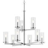 Kichler Crosby 9-Light Chrome Traditional Chandelier