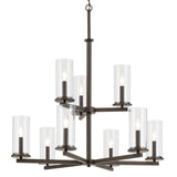 Kichler Crosby 9-Light Bronze Traditional Chandelier