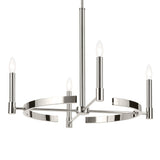 Kichler Tolani 4-Light Polished Nickel Vintage Bare Bulb Chandelier