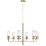Kichler Velestino 6-Light Gold Modern/Contemporary Chandelier