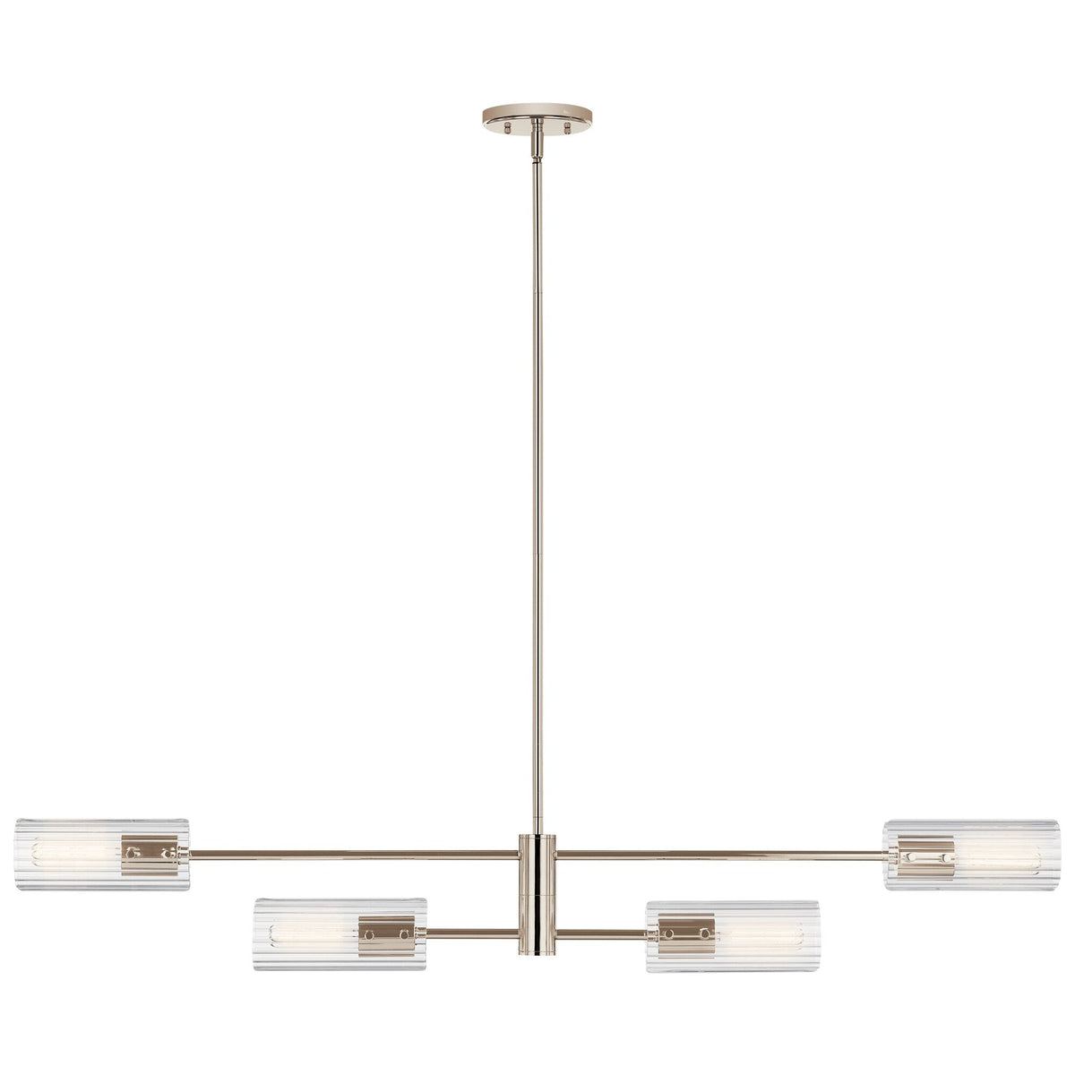 Kichler Velestino 4-Light Polished Nickel Modern/Contemporary Chandelier