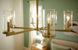Kichler Crosby 6-Light Gold Modern/Contemporary Chandelier