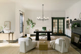 Kichler Velestino 8-Light Black Modern/Contemporary Chandelier