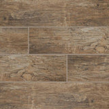 MSI Redwood Mahogany 6 in. x 24 in. Matte Porcelain Floor and Wall Tile (10 sq. ft. / case)