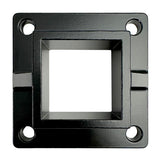 Ironcraft Accessory 1.75-in Black Metal Surface Mount For Aluminum Fence