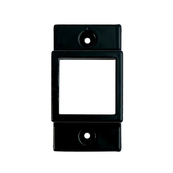 Ironcraft Accessory 2.5-in Black Metal Surface Mount For Aluminum Fence