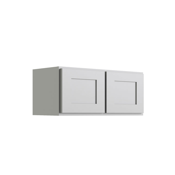 RELIABILT Parkstone 30-in W x 12-in H x 12-in D Grey Wall Fully Assembled Plywood Cabinet (Shaker Door Style)