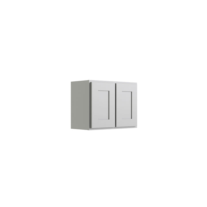 RELIABILT Parkstone 27-in W x 24-in H x 12-in D Grey Wall Fully Assembled Plywood Cabinet (Shaker Door Style)