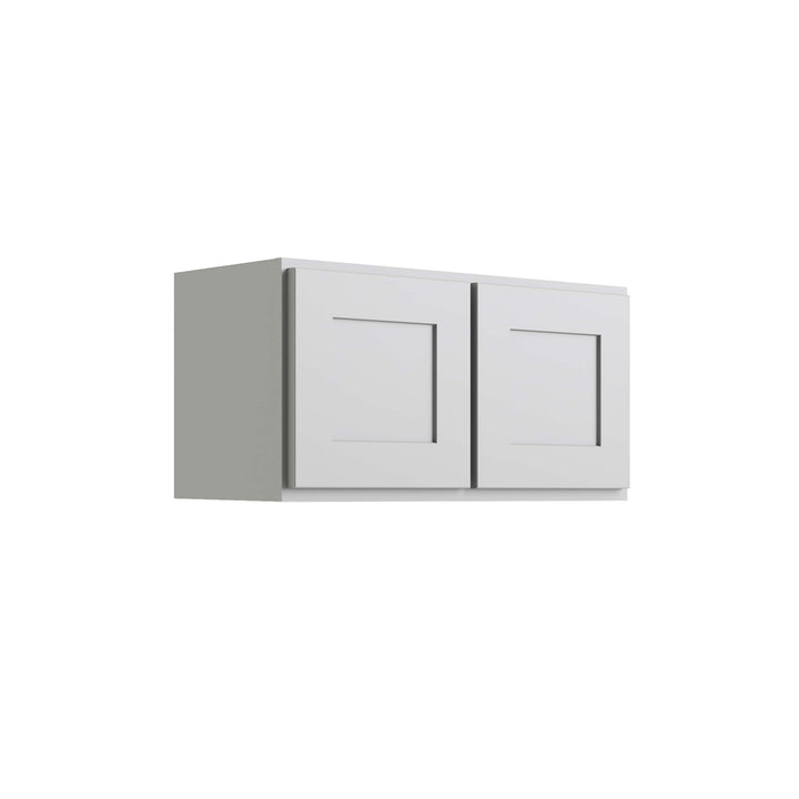 RELIABILT Parkstone 30-in W x 18-in H x 12-in D Grey Wall Fully Assembled Plywood Cabinet (Shaker Door Style)