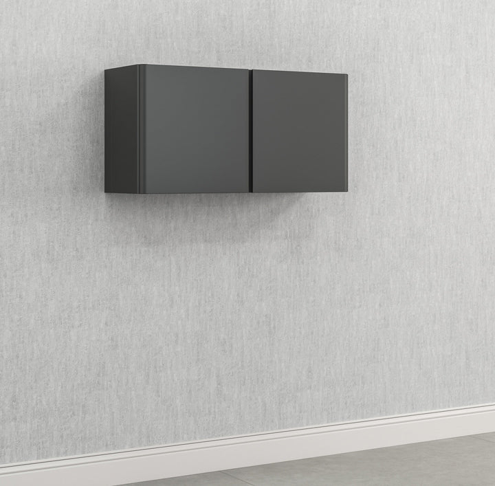 Everest 36-in W x 18-in H Steel Graphite Gray Wall-mount Utility Storage Cabinet