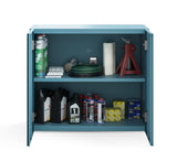Everest 36-in W x 31-in H Steel Modern Blue Freestanding Utility Storage Cabinet