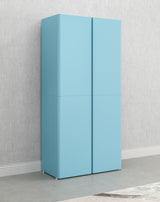 Everest 36-in W x 74-in H Steel Modern Blue Freestanding Utility Storage Cabinet