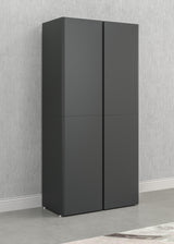 Everest 36-in W x 74-in H Steel Graphite Gray Freestanding Utility Storage Cabinet