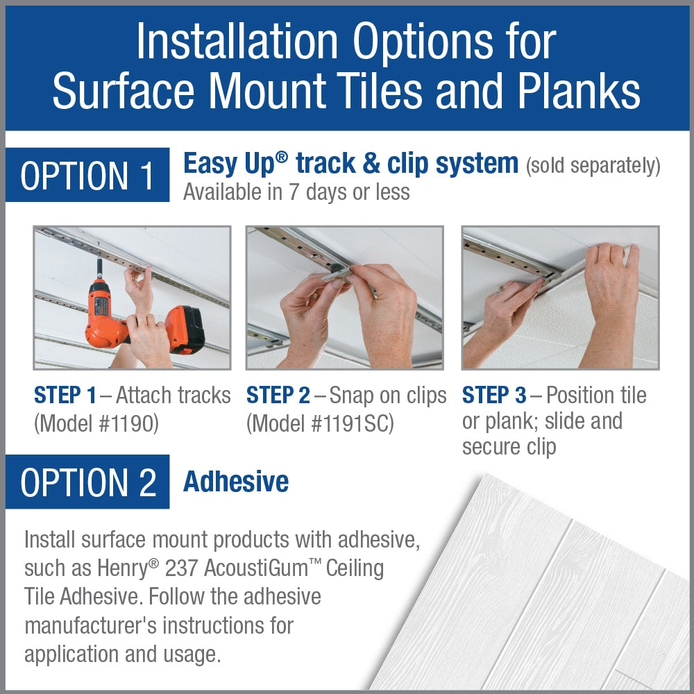 Armstrong Ceilings TinLook Circles 12-in x 12-in Surface-Mount Acoustic Ceiling Tiles, White, 40-Pack